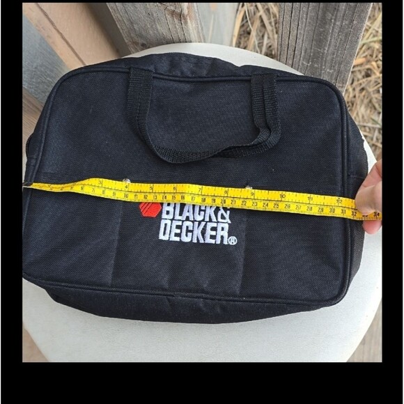 Black & Decker Empty Black Tool Bag 12 inch 🎁 Gift Idea - Picture 2 of 13